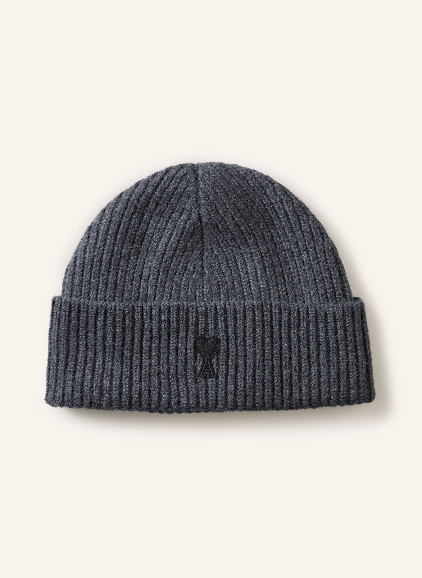 AMI PARIS čepice: TMAVĚ ŠEDÁ
