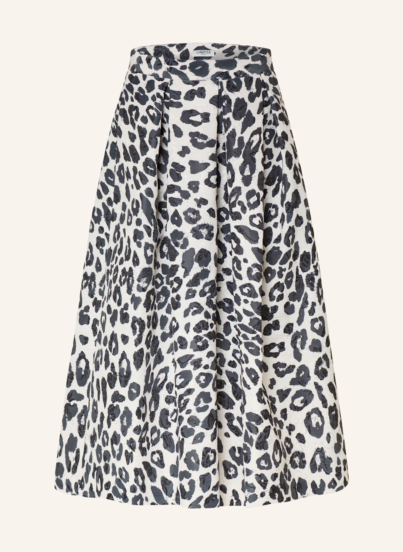 LUNATICA MILANO Jacquard-Rock: WEISS / SCHWARZ