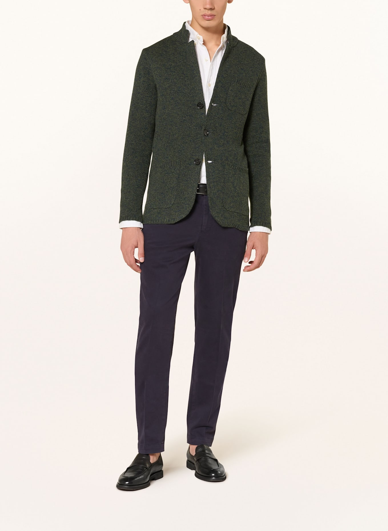 MAURIZIO  BALDASSARI Cardigan PORTOFINO: DARK GREEN