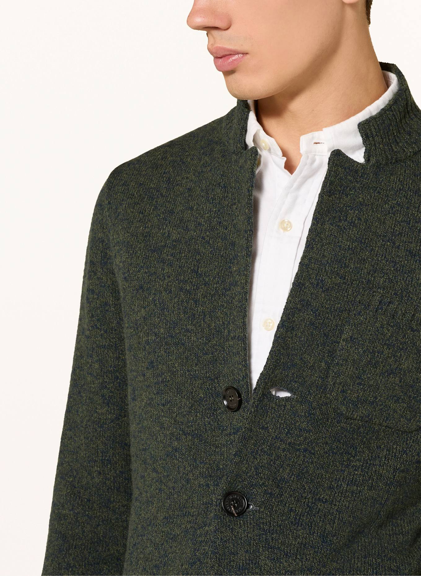 MAURIZIO  BALDASSARI Cardigan PORTOFINO: DARK GREEN