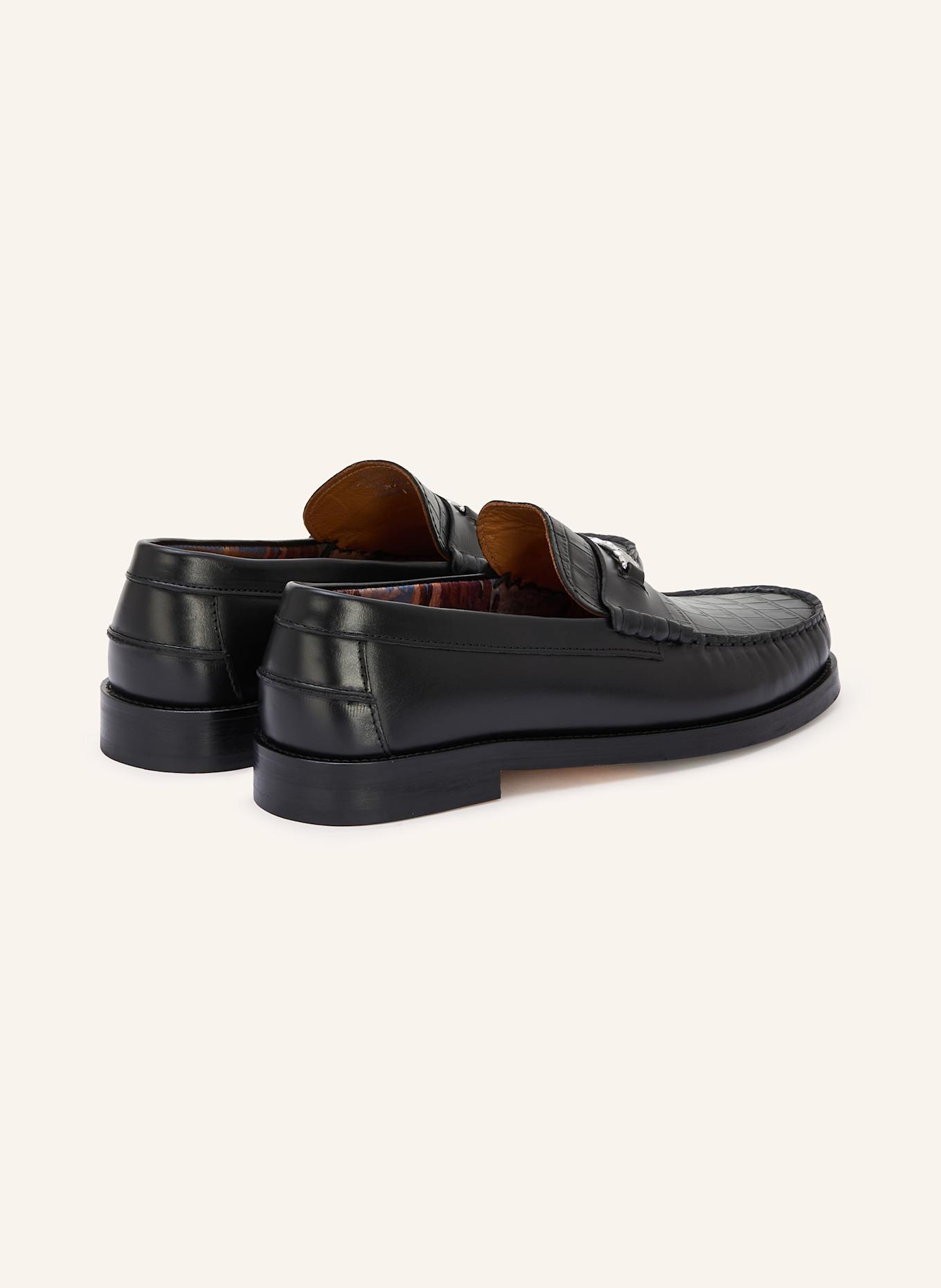 NAKED WOLFE Slipper ROMA: SCHWARZ