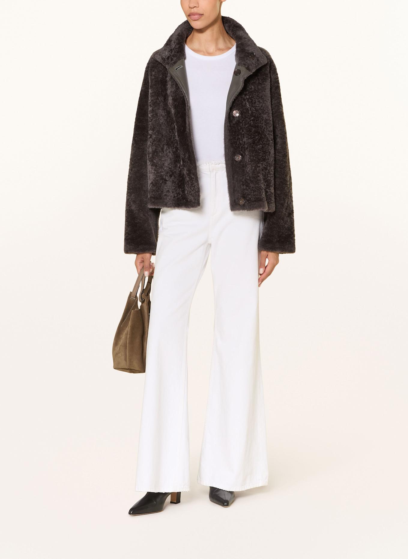 ARMA Lederjacke ARIANA zum Wenden: DUNKELGRAU