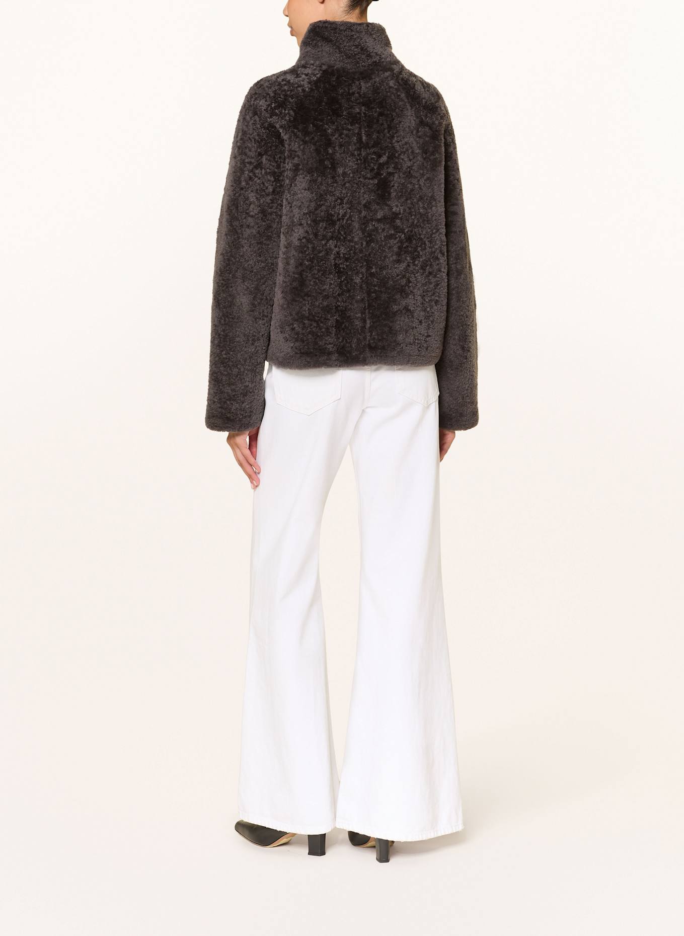 ARMA Lederjacke ARIANA zum Wenden: DUNKELGRAU