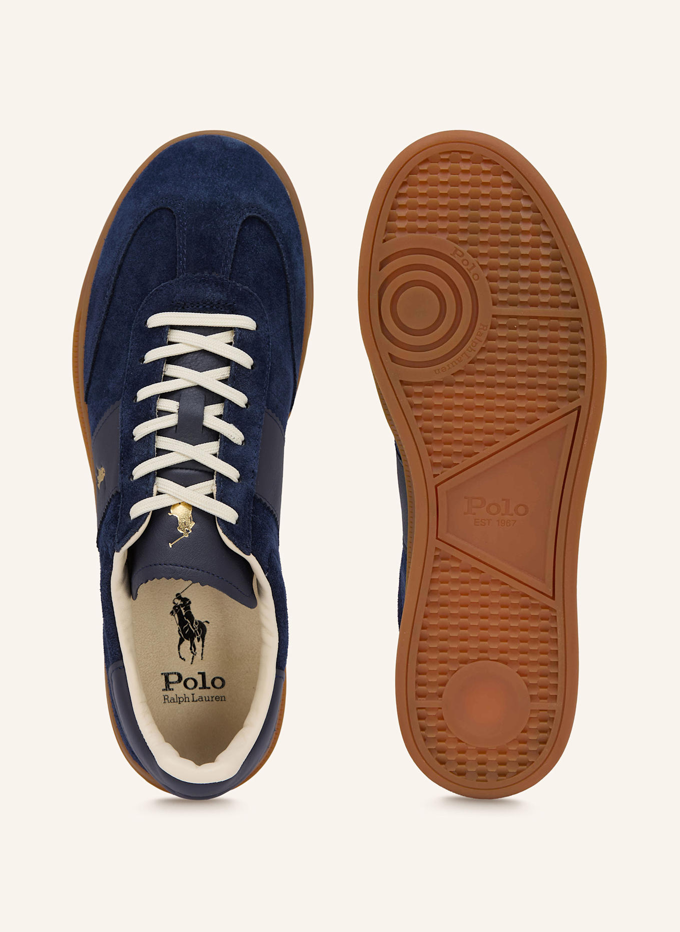 POLO RALPH LAUREN Sneakersy HERITAGE AERA: GRANATOWY