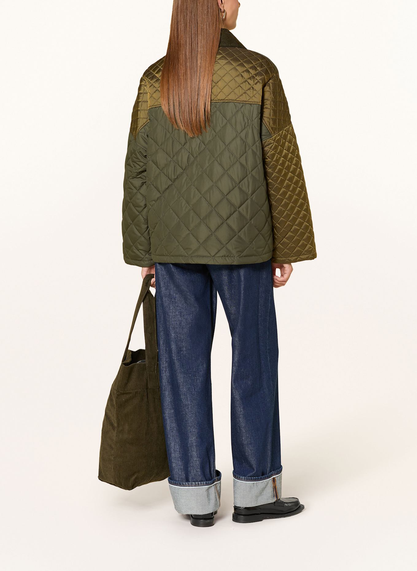 Barbour Steppjacke DANBY: OLIV / KHAKI