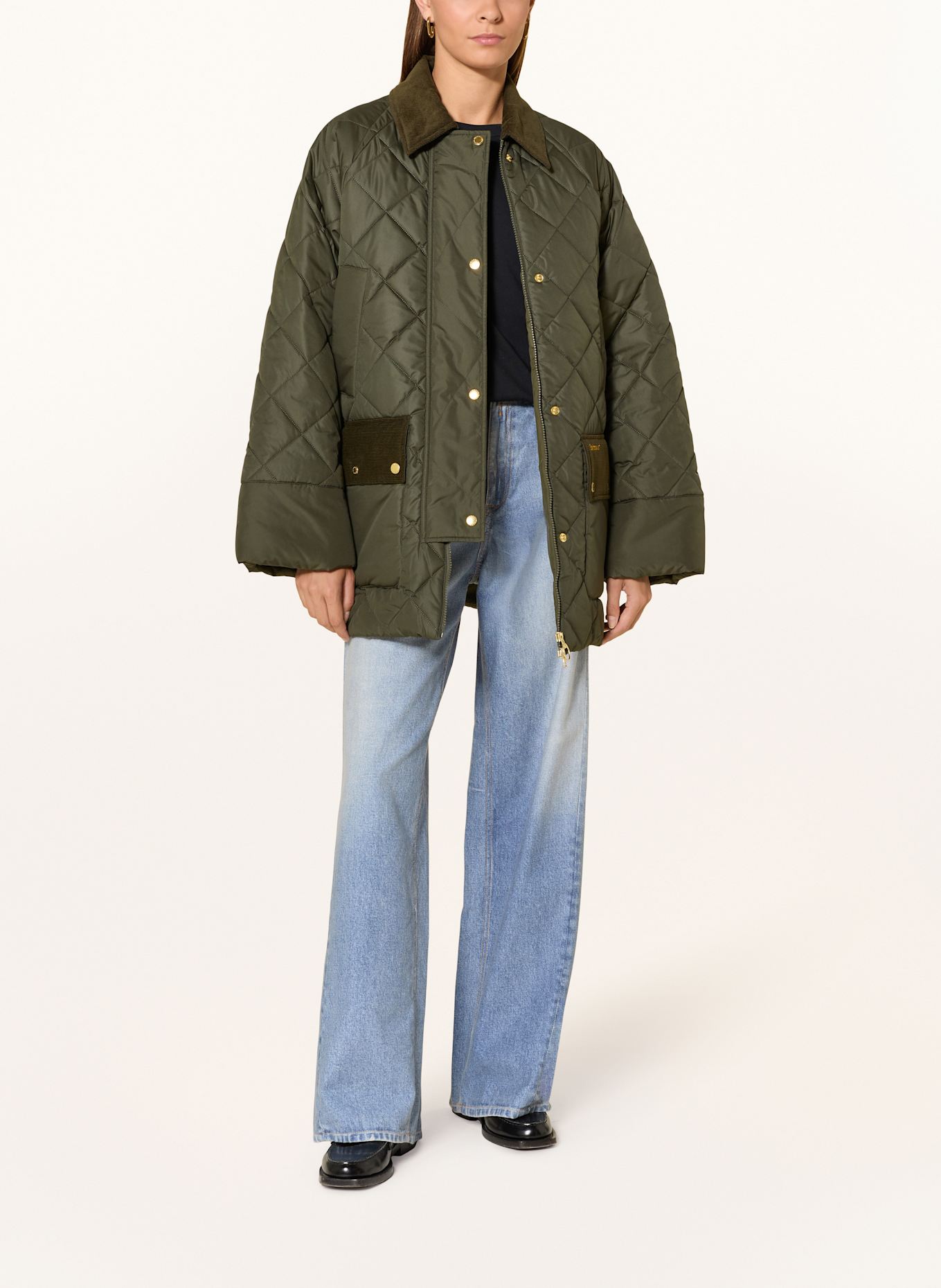 Barbour Steppmantel ALDBURGH: OLIV