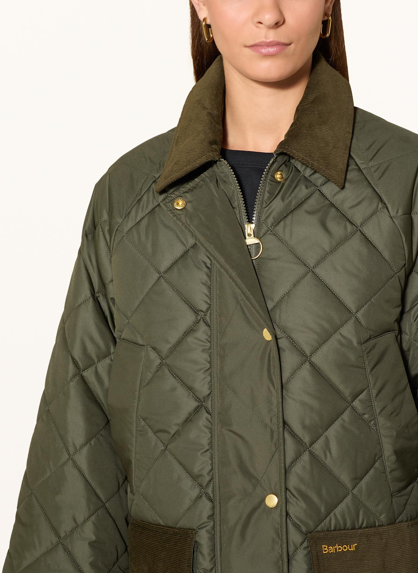 Barbour Steppmantel ALDBURGH: OLIV