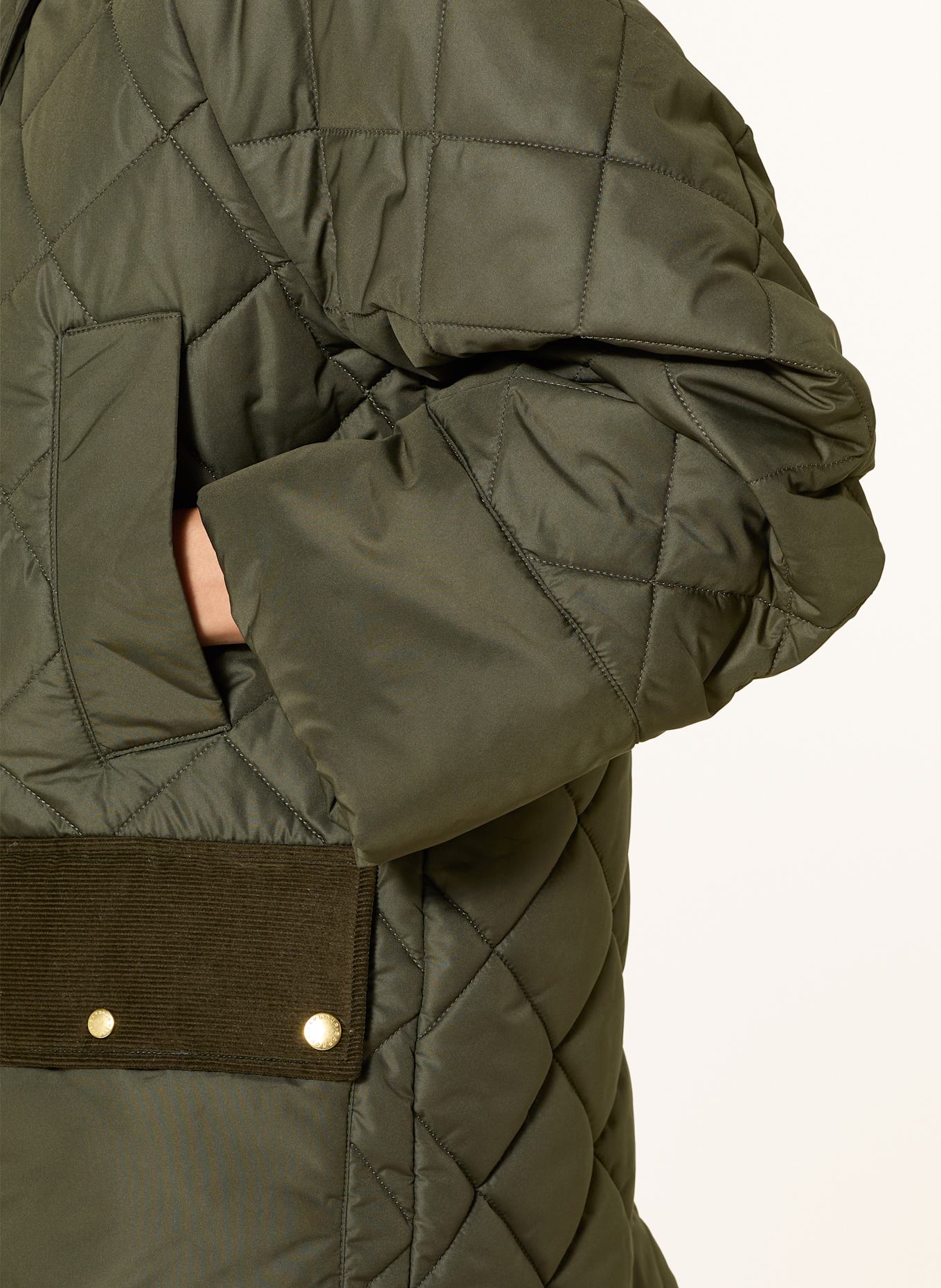 Barbour Steppmantel ALDBURGH: OLIV