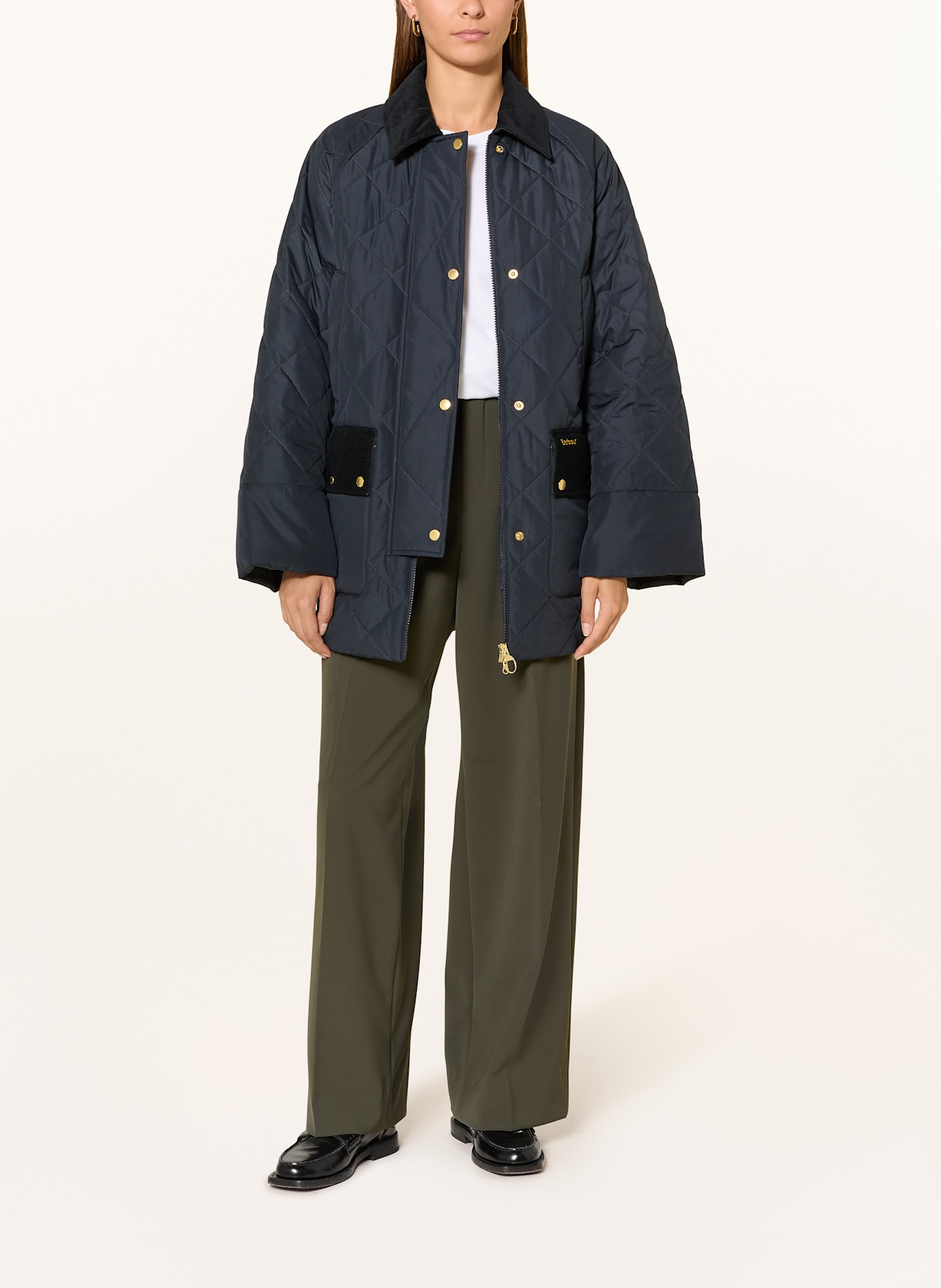 Barbour Steppmantel ALDBURGH: DUNKELBLAU