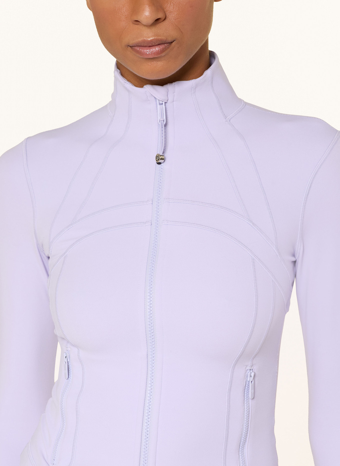 lululemon Yoga-Jacke DEFINE CROPPED: HELLLILA