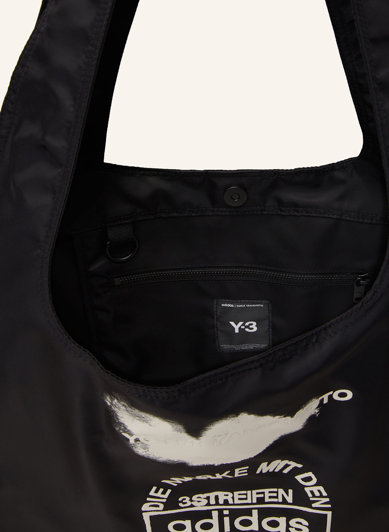 Y-3 Shopper: SCHWARZ
