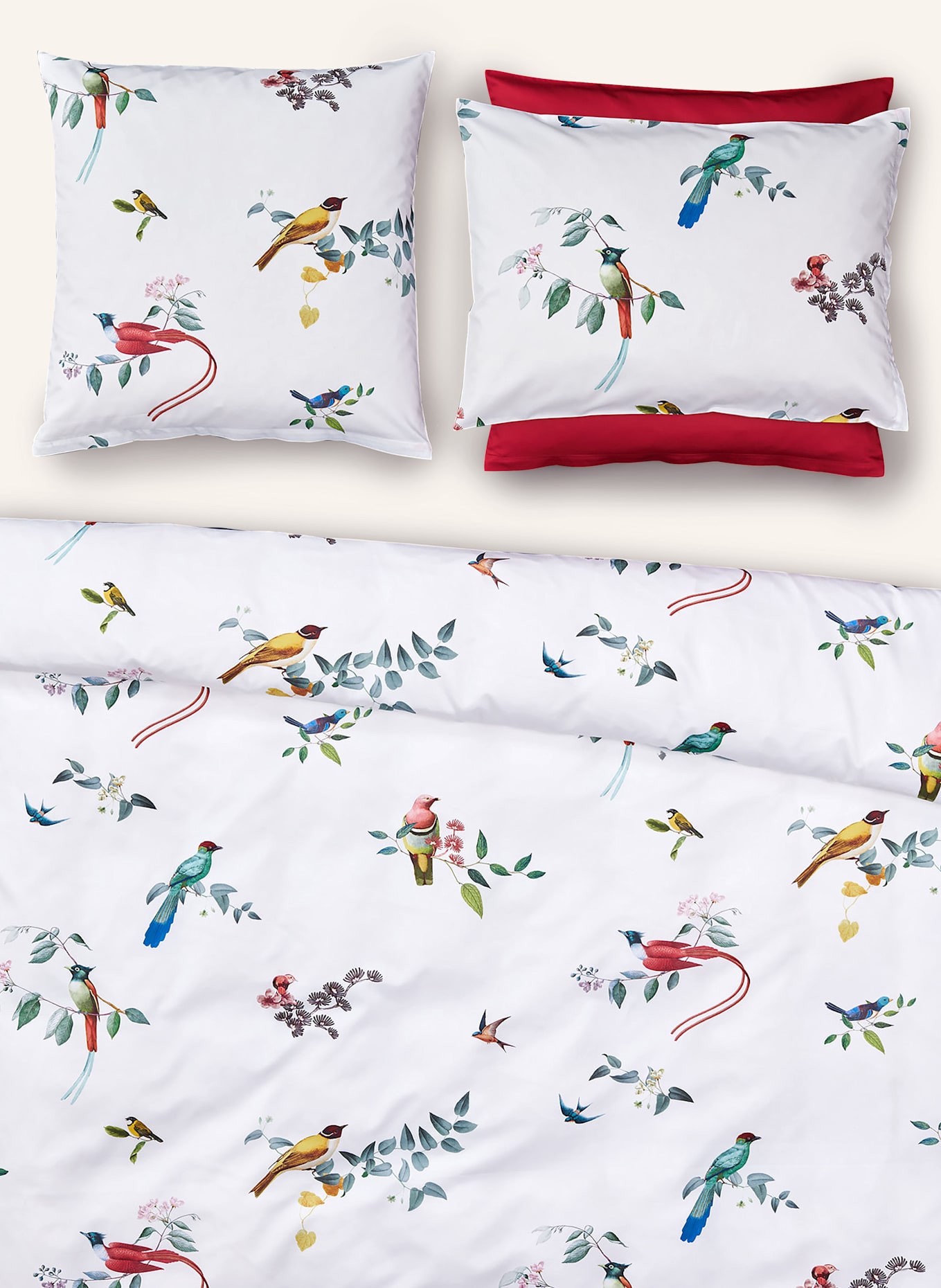 Christian Fischbacher Bettwäsche HAIKU NOUVEAU: WEISS