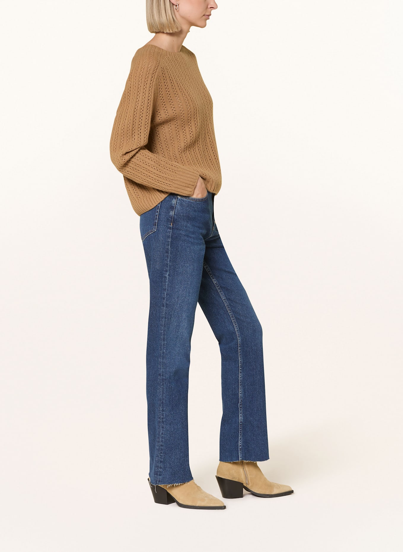 Marc O'Polo Flared jeans: 056 Dark blue authentic wash