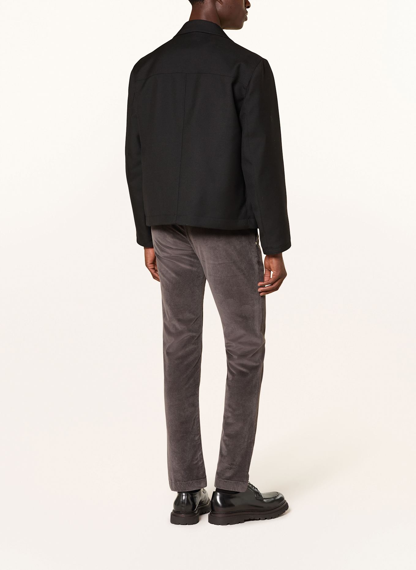 JACOB COHEN Cordchino BOBBY Slim Fit: DUNKELGRAU