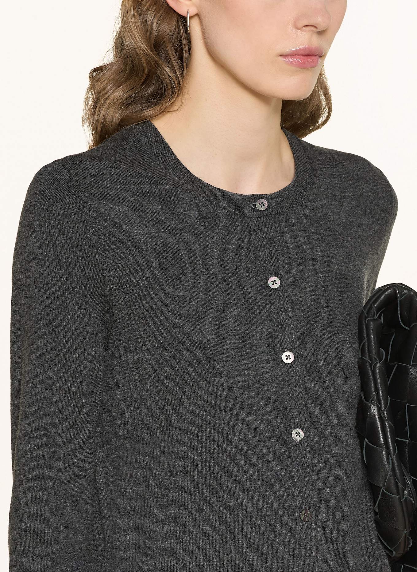 Marc O'Polo Strickjacke: DUNKELGRAU