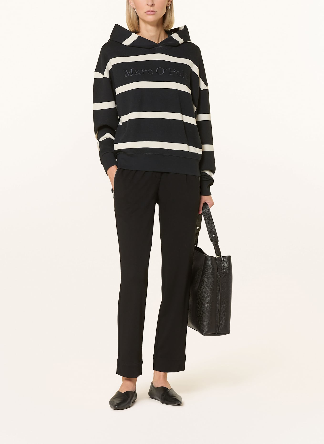 Marc O'Polo Jerseyhose: SCHWARZ