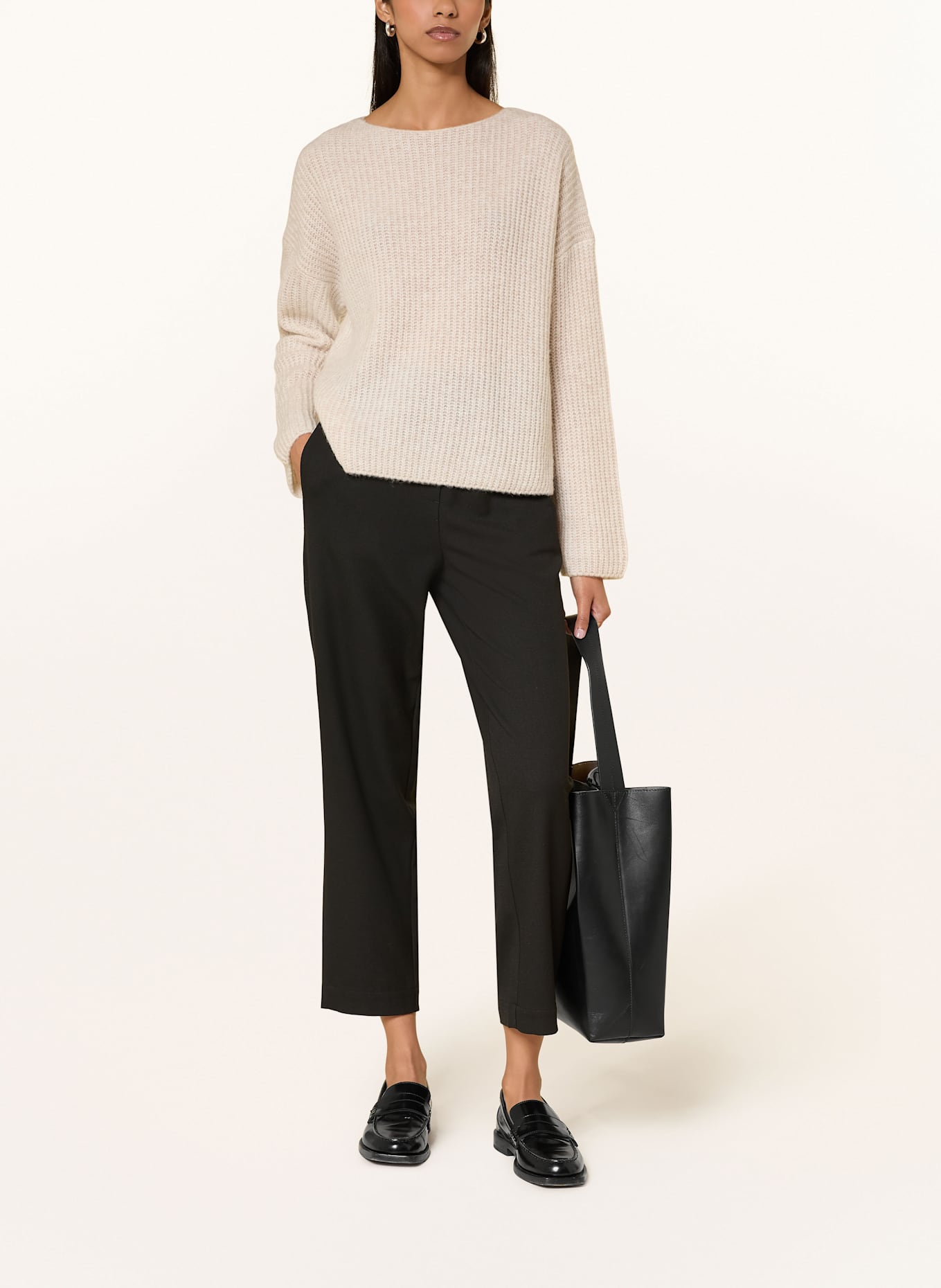 Marc O'Polo Marlenehose: SCHWARZ