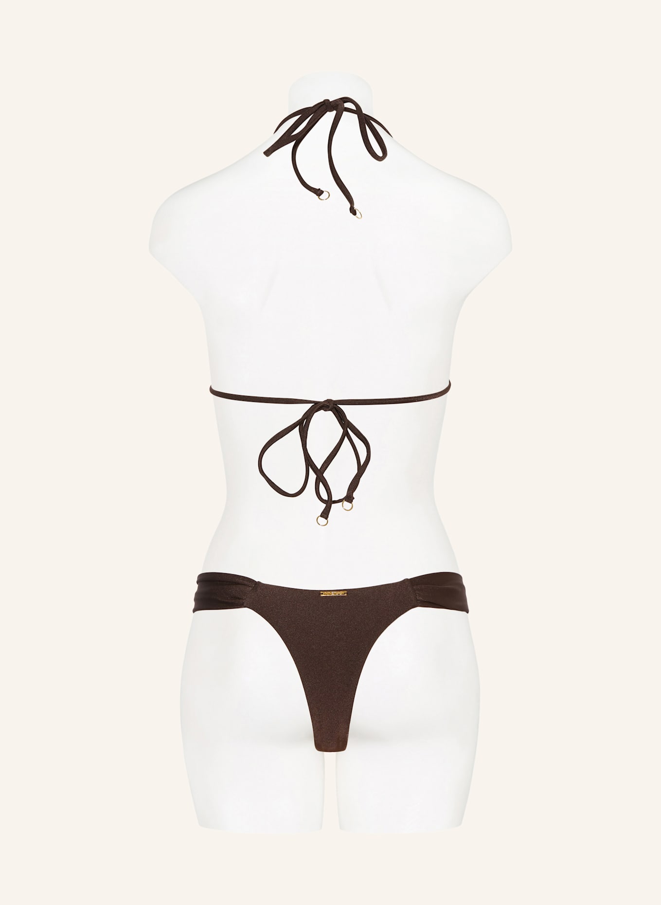 NINETY-9 Push-up-Bikini-Top GAIA: DUNKELBRAUN