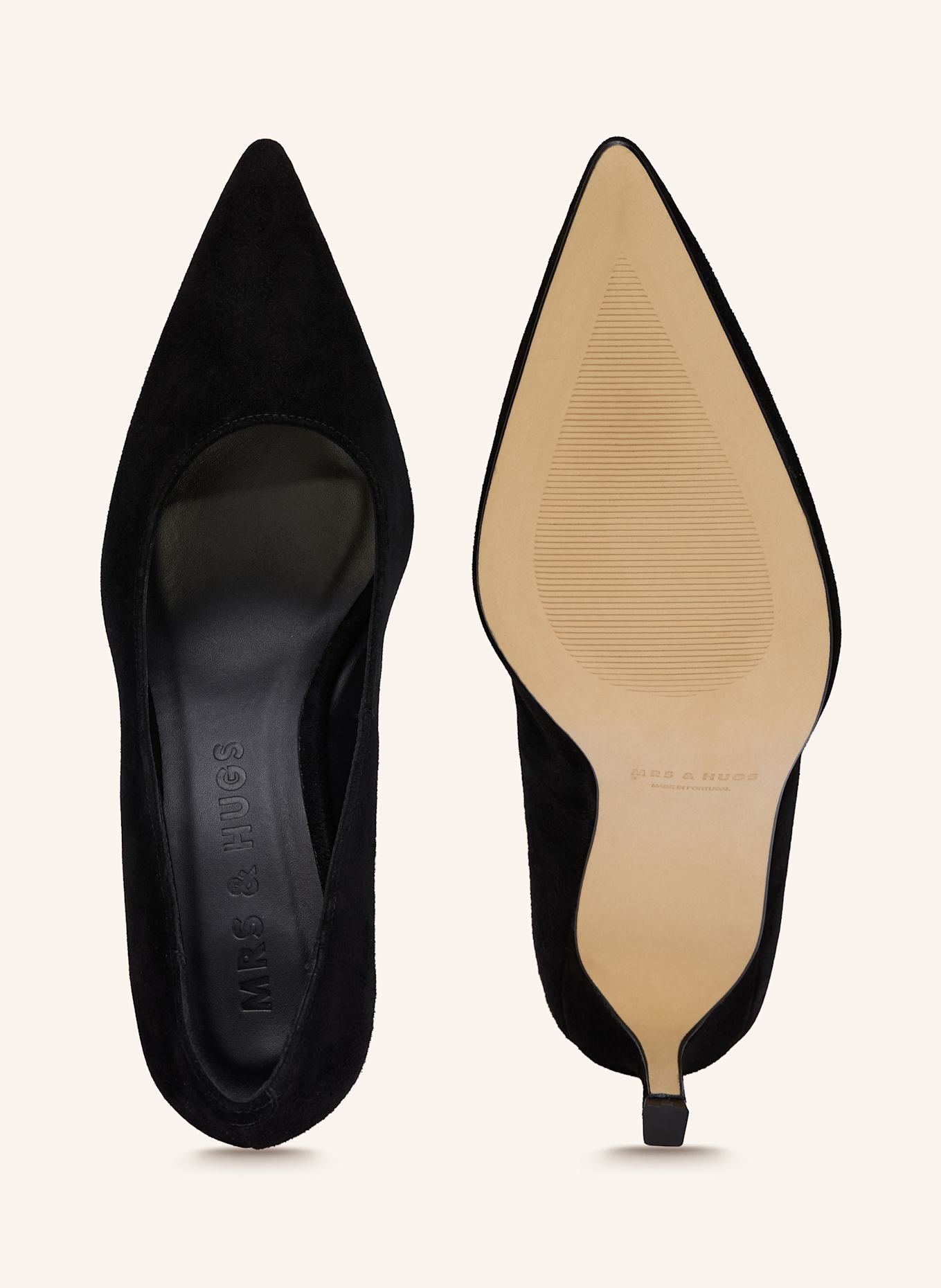 MRS & HUGS Pumps: SCHWARZ
