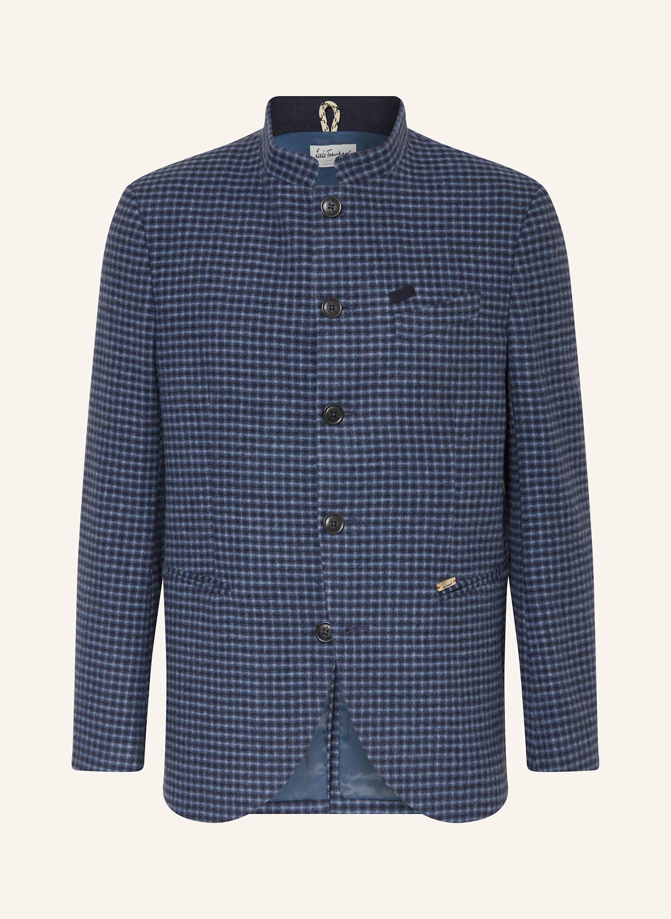 Luis Trenker Marynarka LUSANDRETTO regular fit: GRANATOWY / JASNONIEBIESKI