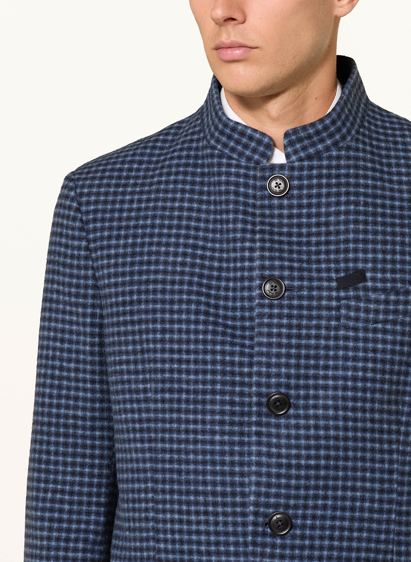 Luis Trenker Marynarka LUSANDRETTO regular fit: GRANATOWY / JASNONIEBIESKI