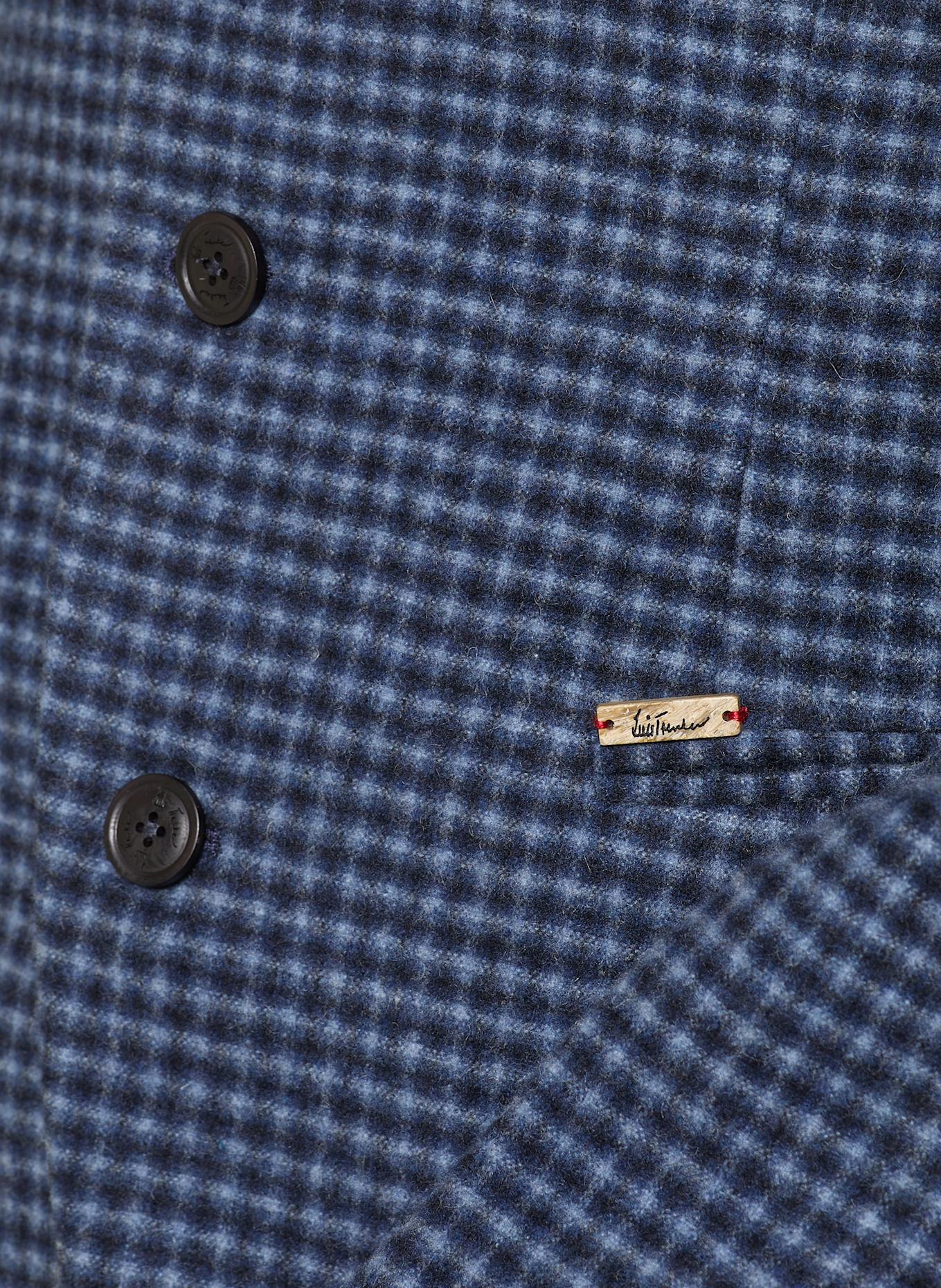 Luis Trenker Marynarka LUSANDRETTO regular fit: GRANATOWY / JASNONIEBIESKI