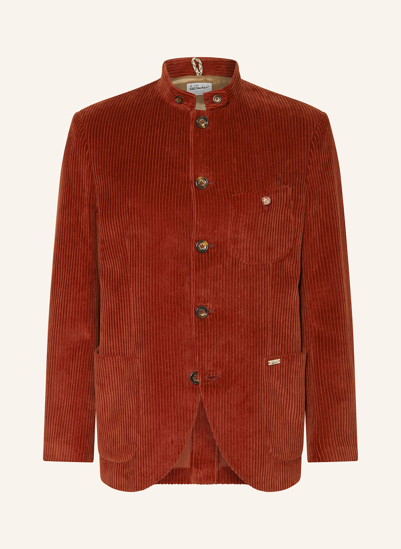 Luis Trenker Cordsakko Regular Fit: DUNKELROT