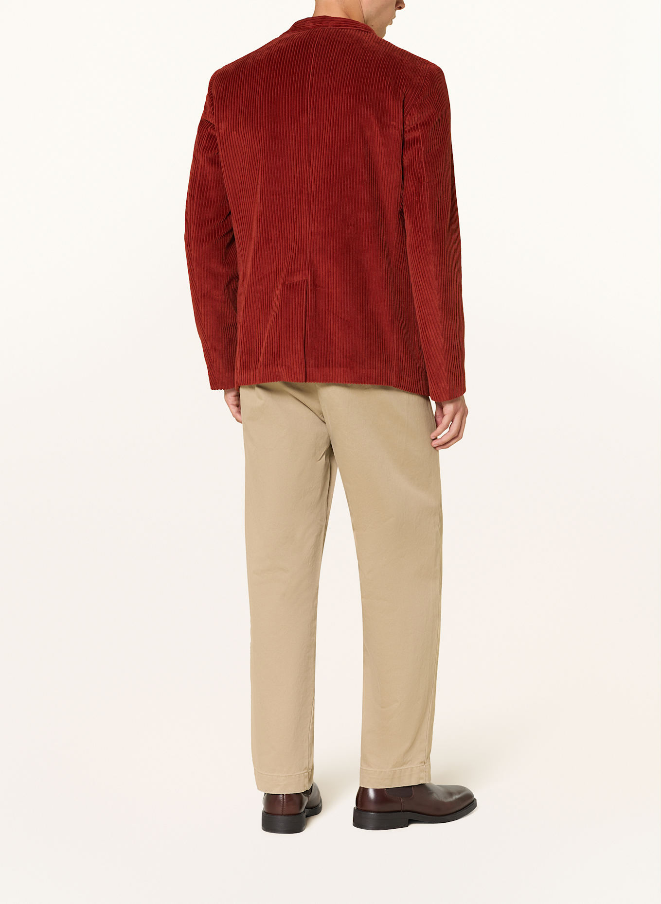 Luis Trenker Cordsakko Regular Fit: DUNKELROT