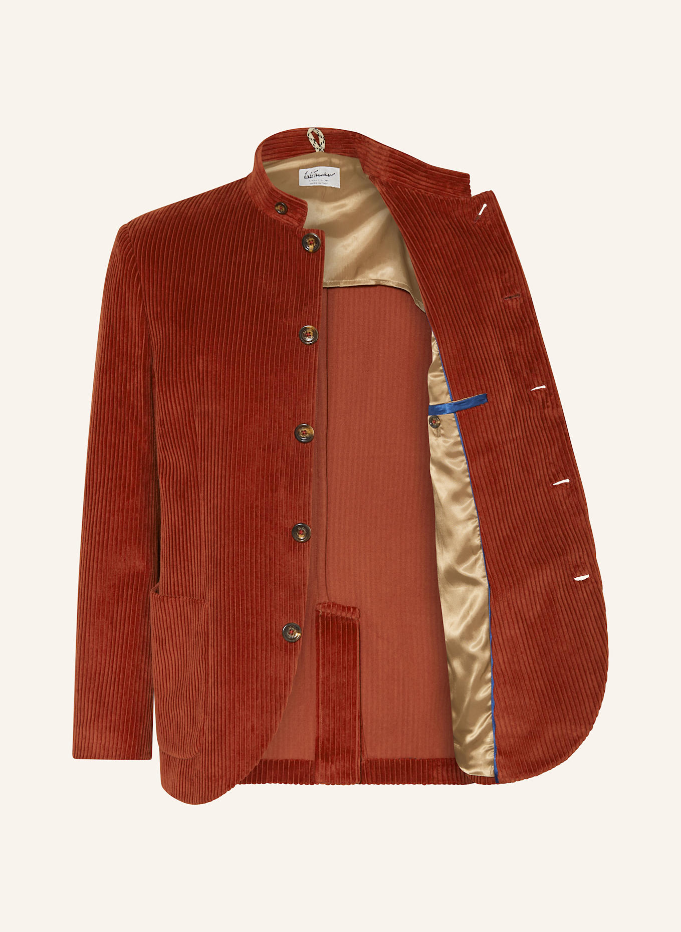 Luis Trenker Cordsakko Regular Fit: DUNKELROT