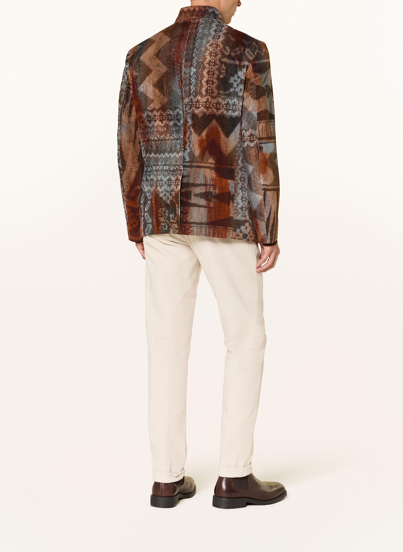 Luis Trenker Marynarka LUSANDRO slim fit: BRĄZOWY/ CZARNY/ NIEBIESKI