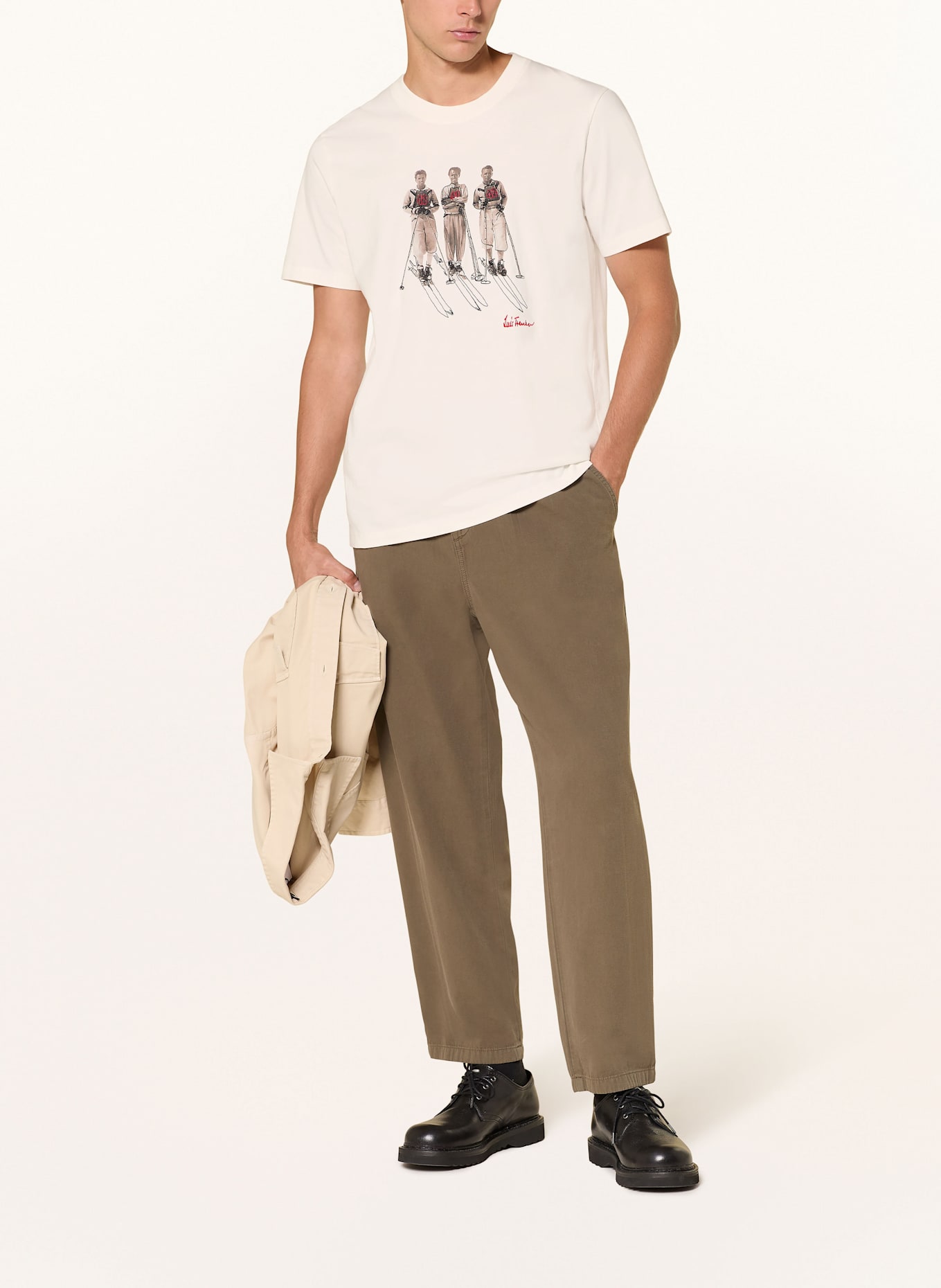 Luis Trenker T-Shirt LUTRIX: WEISS