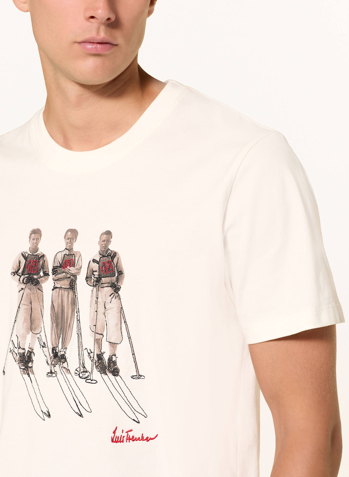 Luis Trenker T-Shirt LUTRIX: WEISS