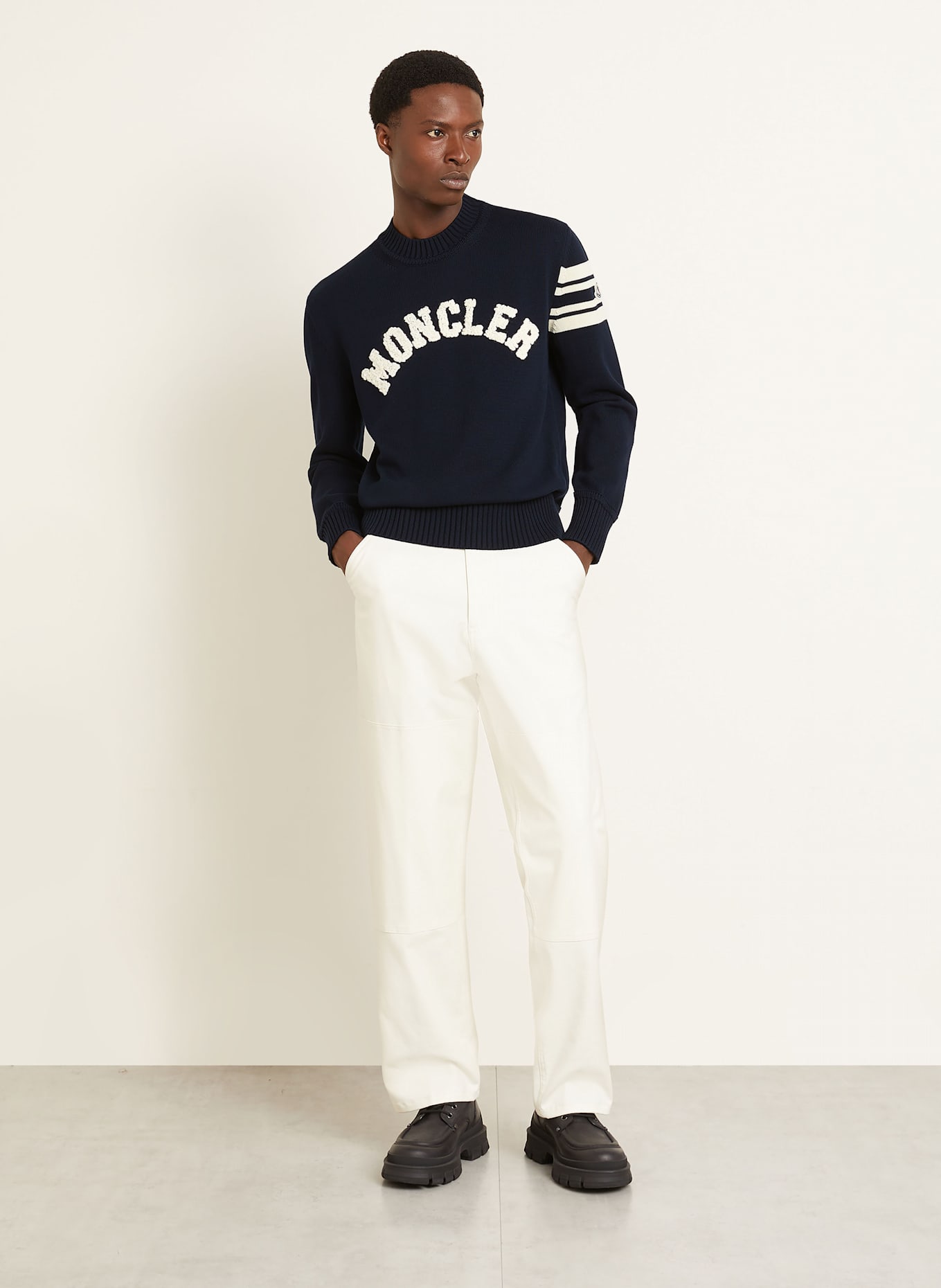 MONCLER Pullover: DUNKELBLAU