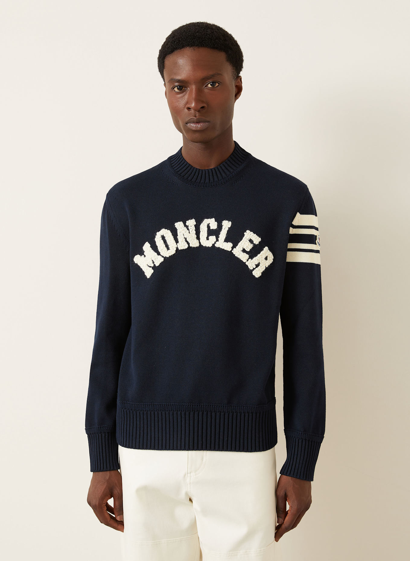 MONCLER Pullover: DUNKELBLAU