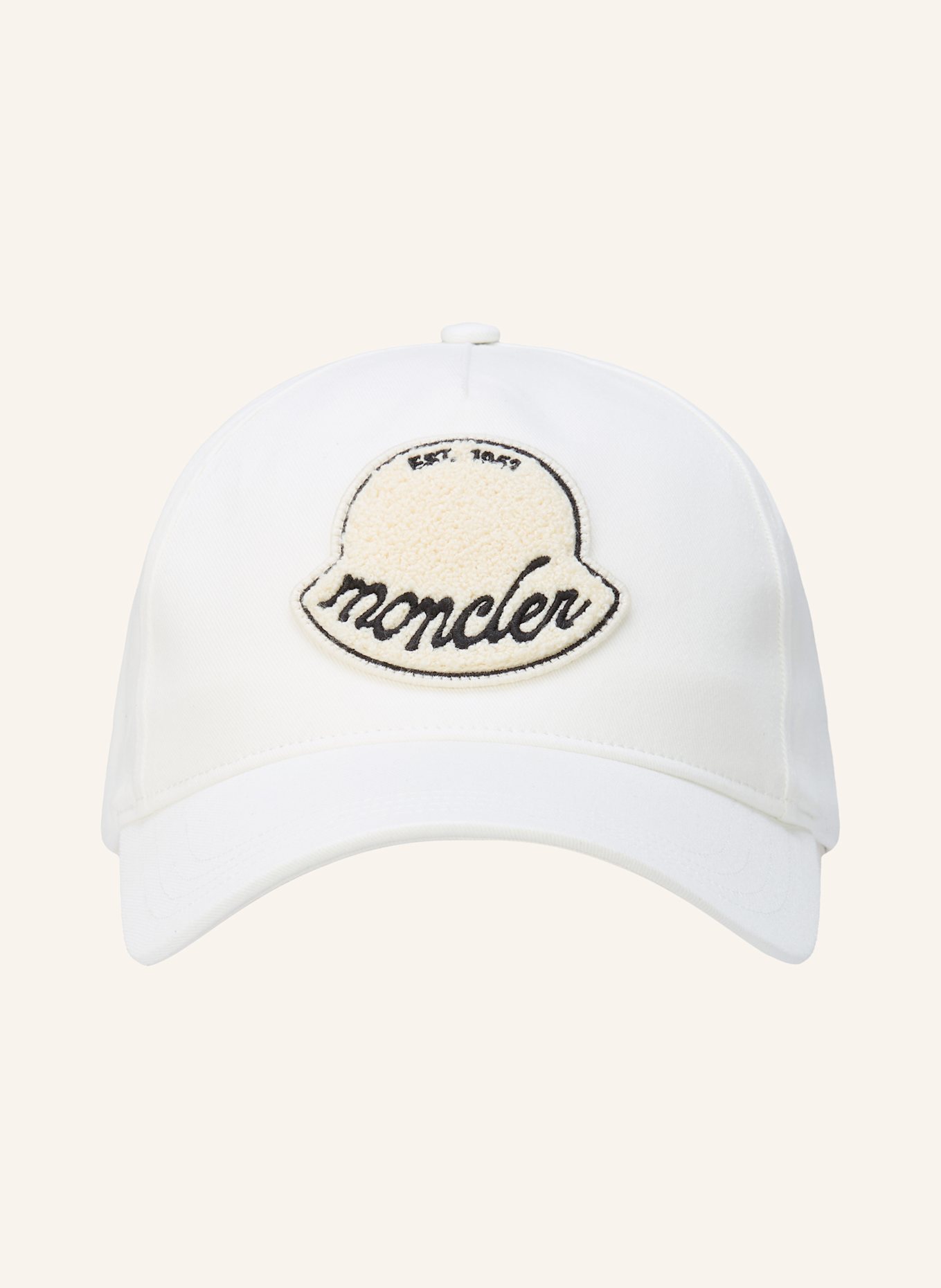 MONCLER Cap: WEISS