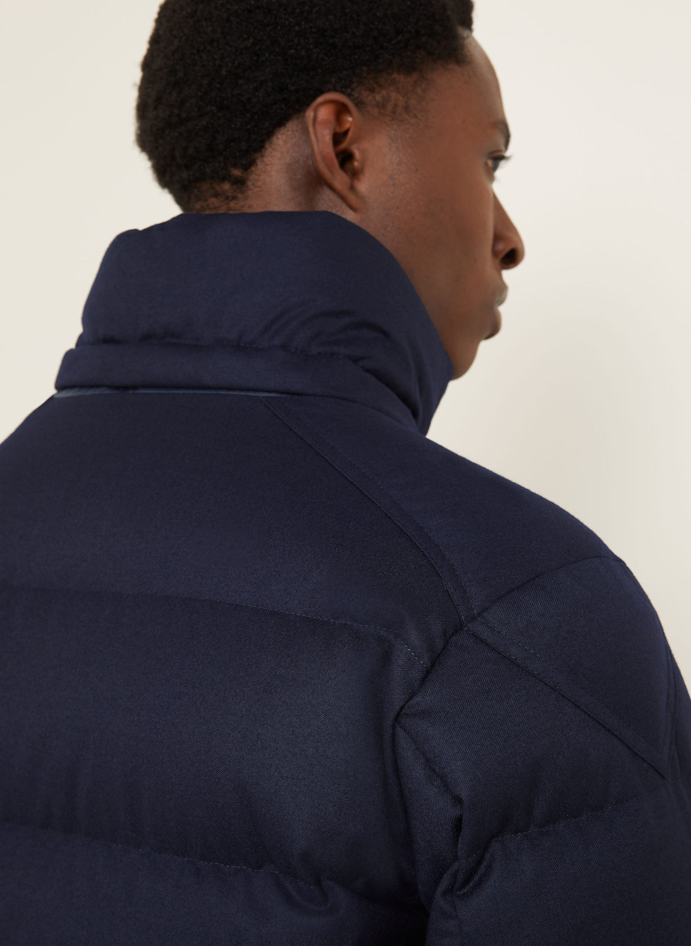 MONCLER Daunenjacke MONTGENEVRE mit abnehmbarer Kapuze: DUNKELBLAU