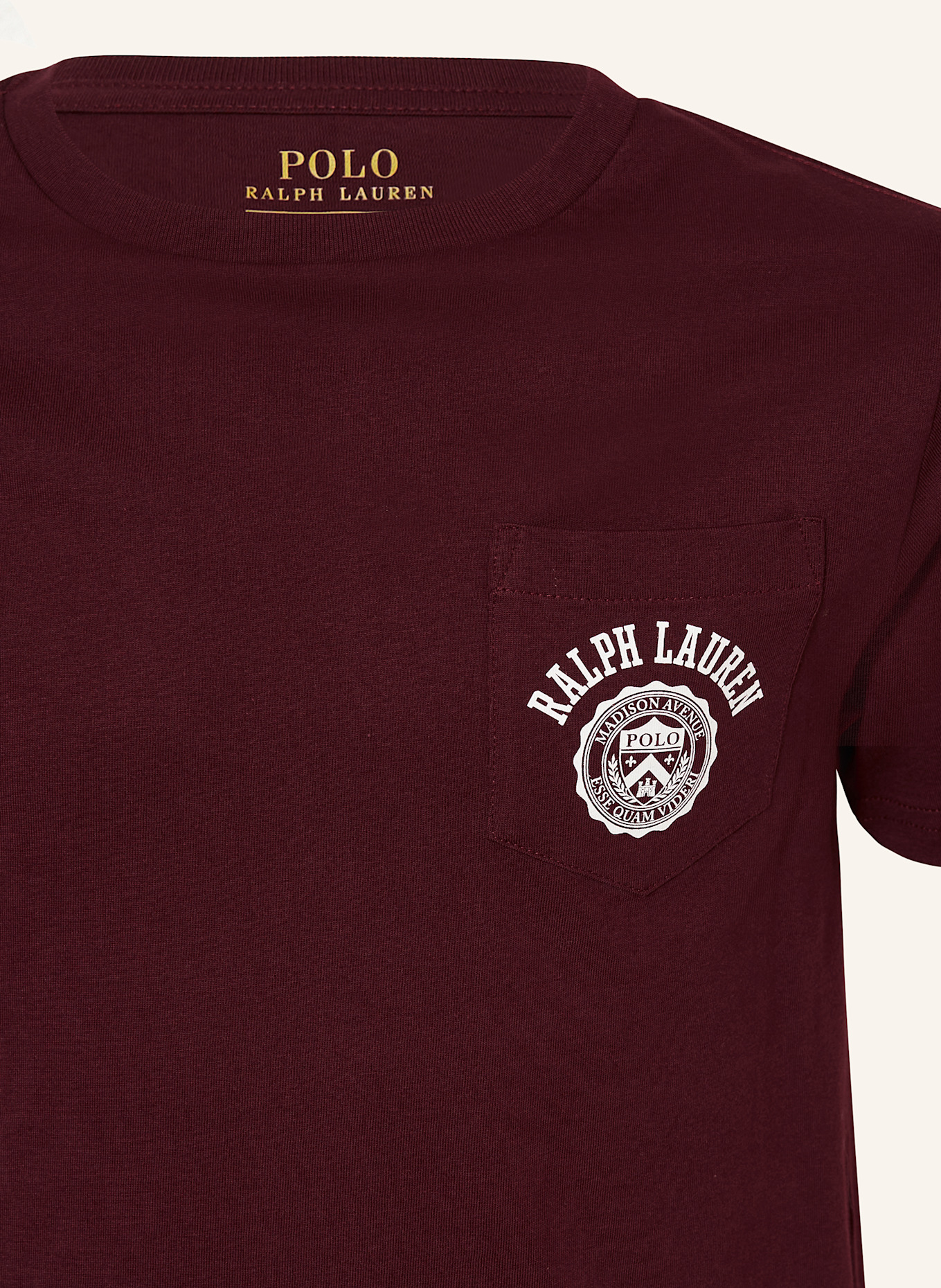 POLO RALPH LAUREN T-Shirt: DUNKELROT