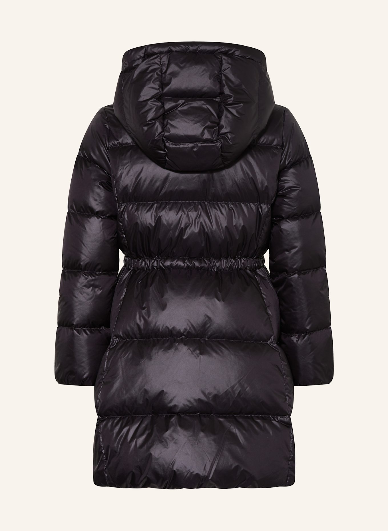 POLO RALPH LAUREN Daunenmantel mit abnehmbarer Kapuze: SCHWARZ