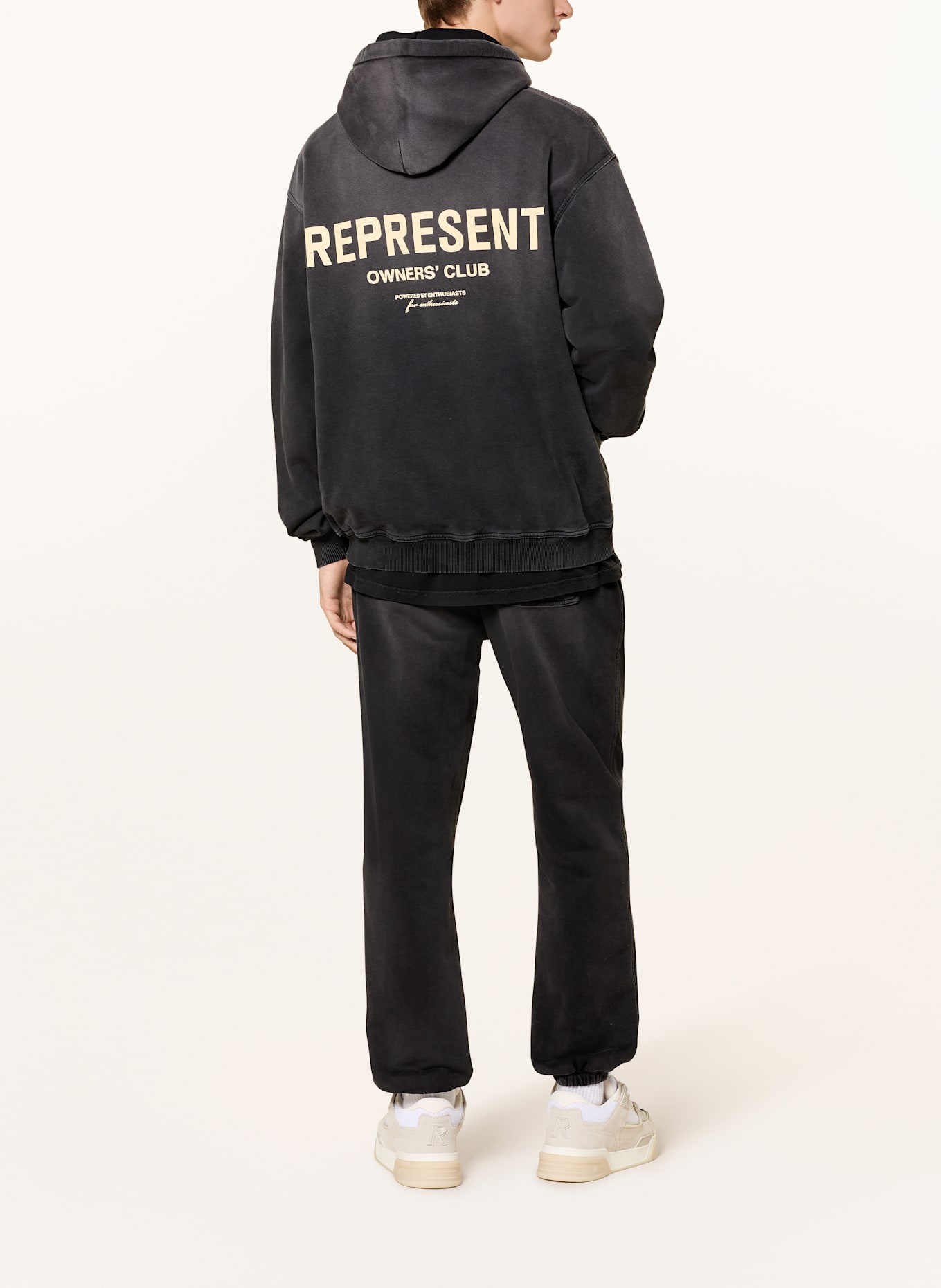 REPRESENT Oversized-Hoodie REPRESENT OWNERS' CLUB: SCHWARZ