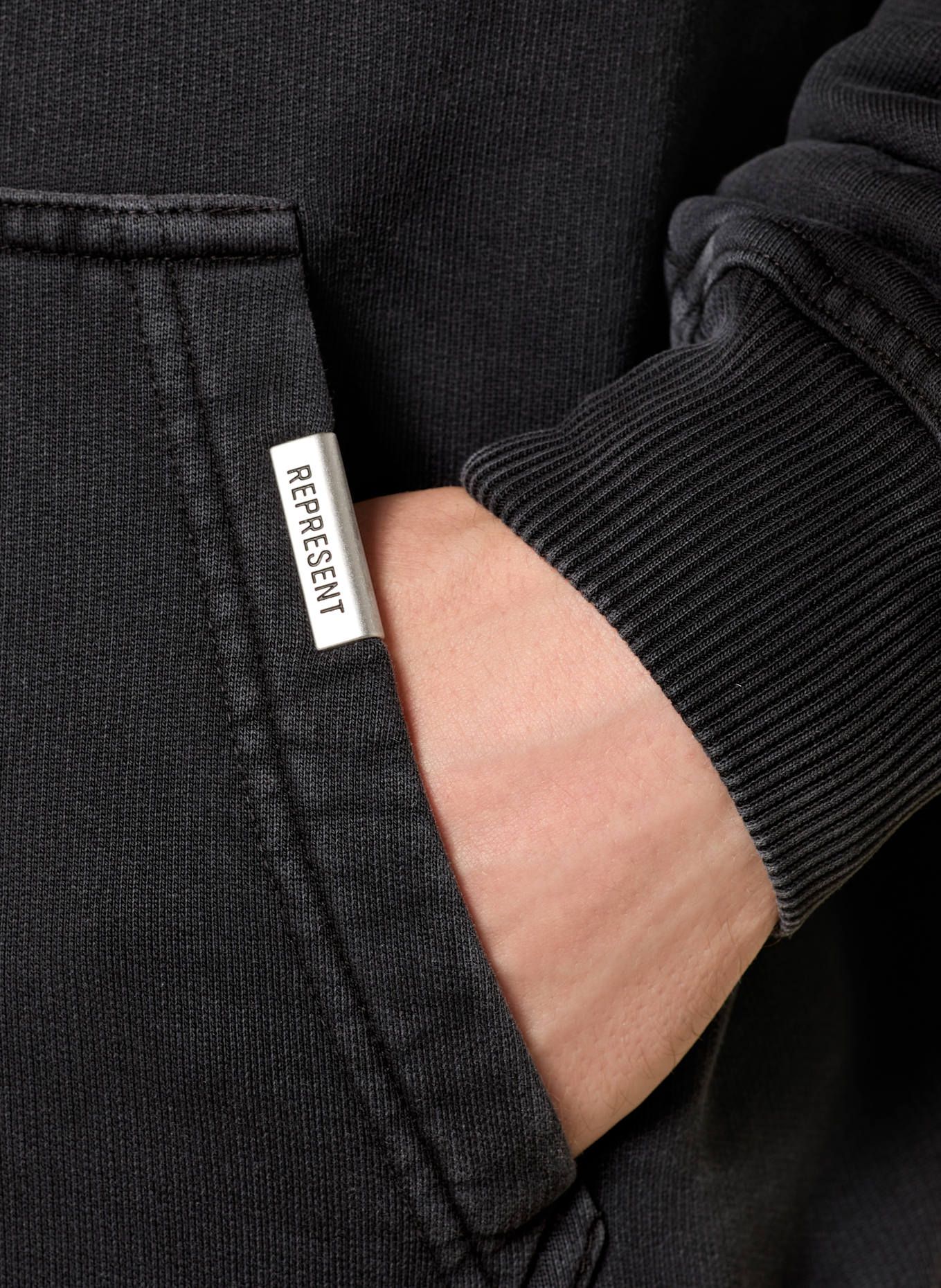 REPRESENT Oversized-Hoodie REPRESENT OWNERS' CLUB: SCHWARZ