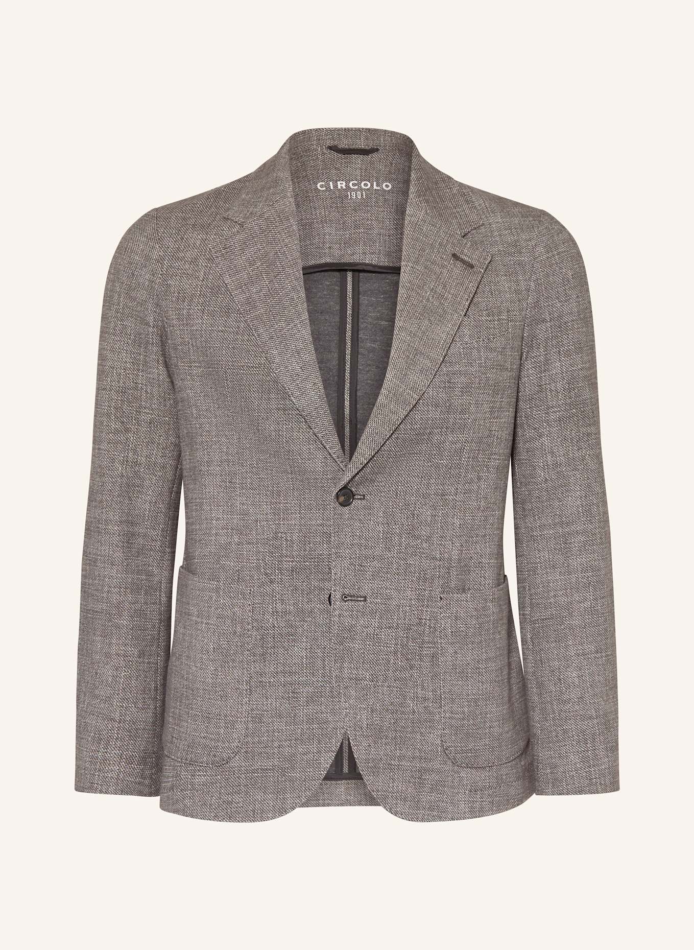 CIRCOLO 1901 Flanellsakko Extra Slim Fit: DUNKELGRAU