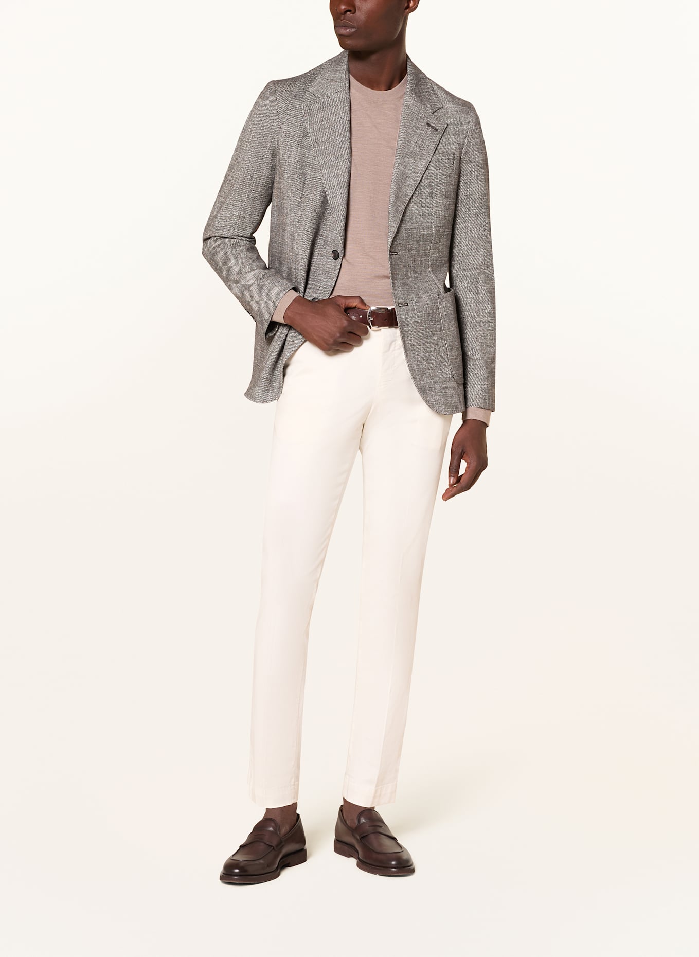 CIRCOLO 1901 Flanellsakko Extra Slim Fit: DUNKELGRAU