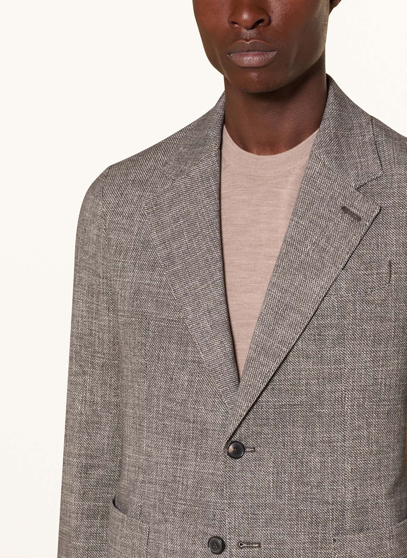 CIRCOLO 1901 Flanellsakko Extra Slim Fit: DUNKELGRAU