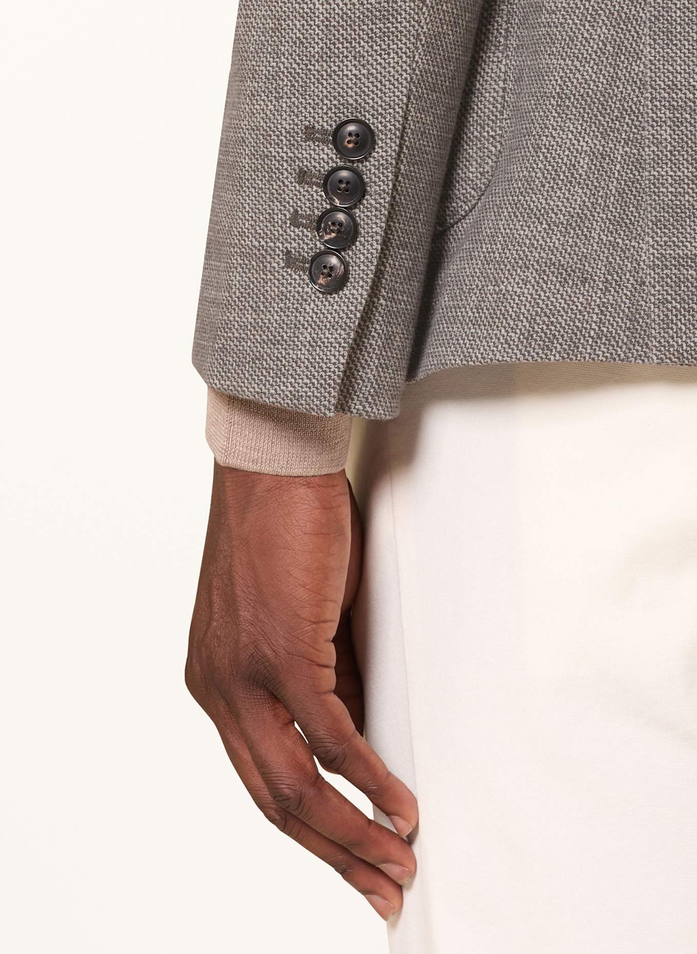 CIRCOLO 1901 Flanellsakko Extra Slim Fit: DUNKELGRAU