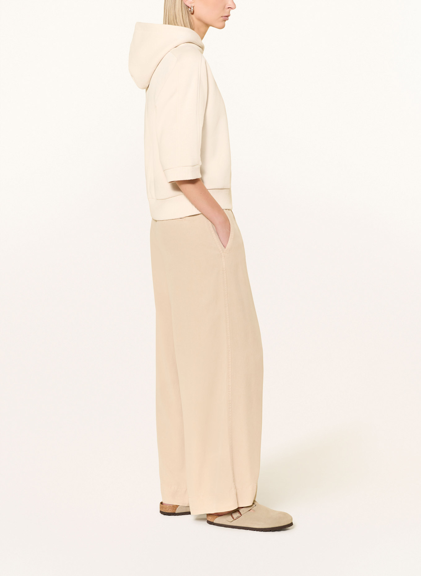 OPUS Hoodie GODIE mit 3/4-Arm: CREME