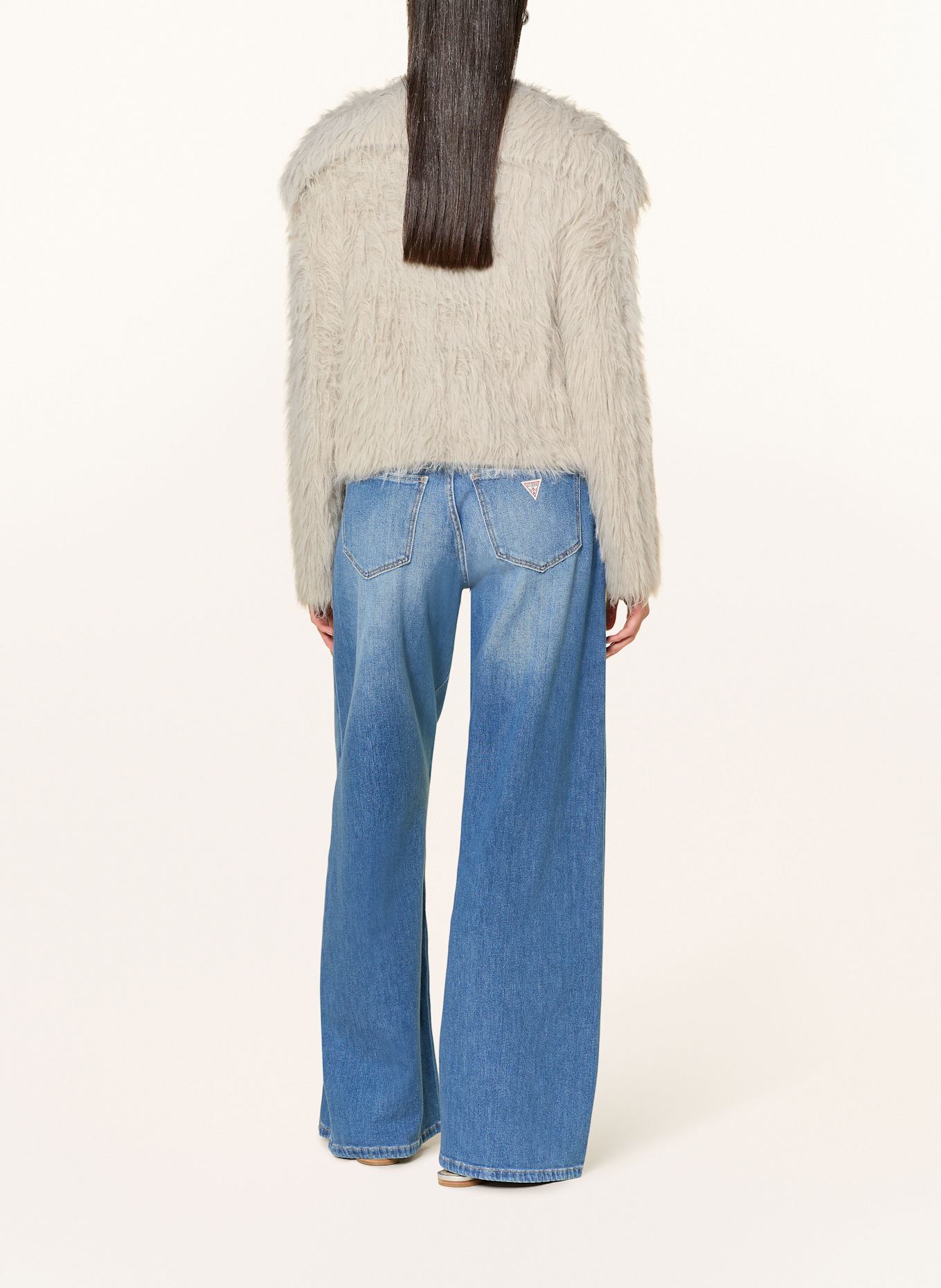 GUESS Strickjacke LARA: HELLGRAU