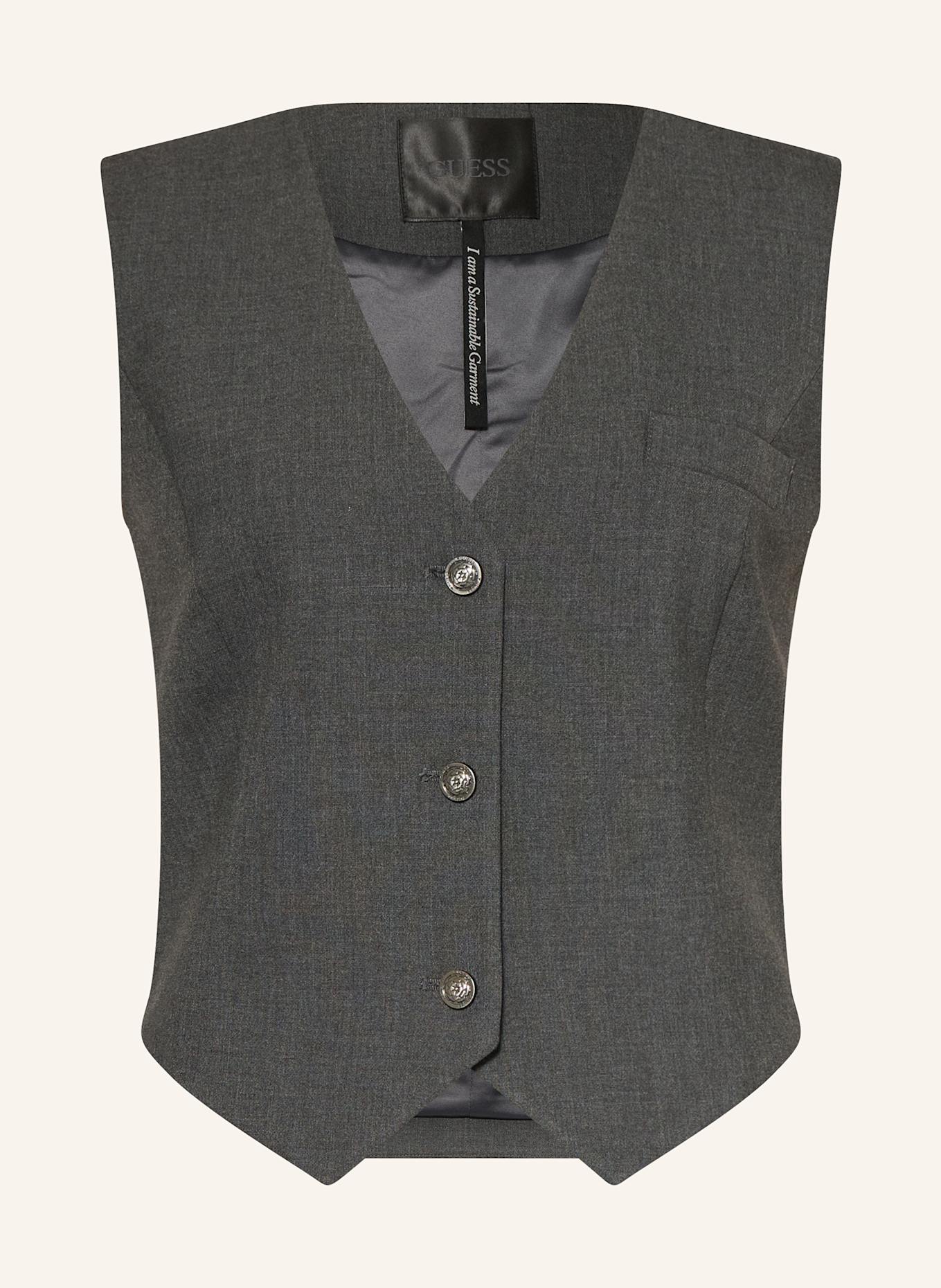 GUESS Blazerweste JOANDRA: DUNKELGRAU
