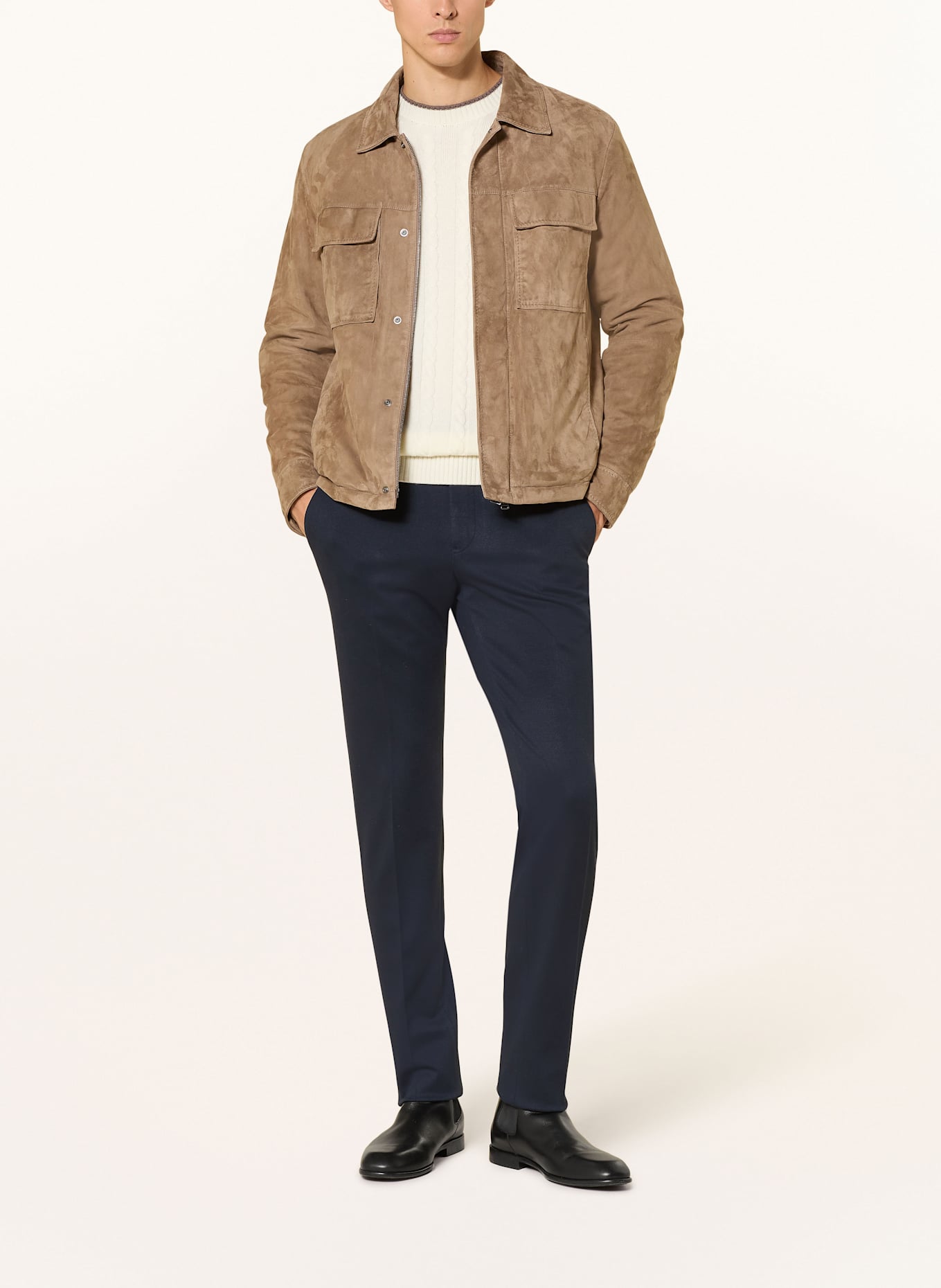 PT TORINO Chino Extra Slim Fit: DUNKELBLAU