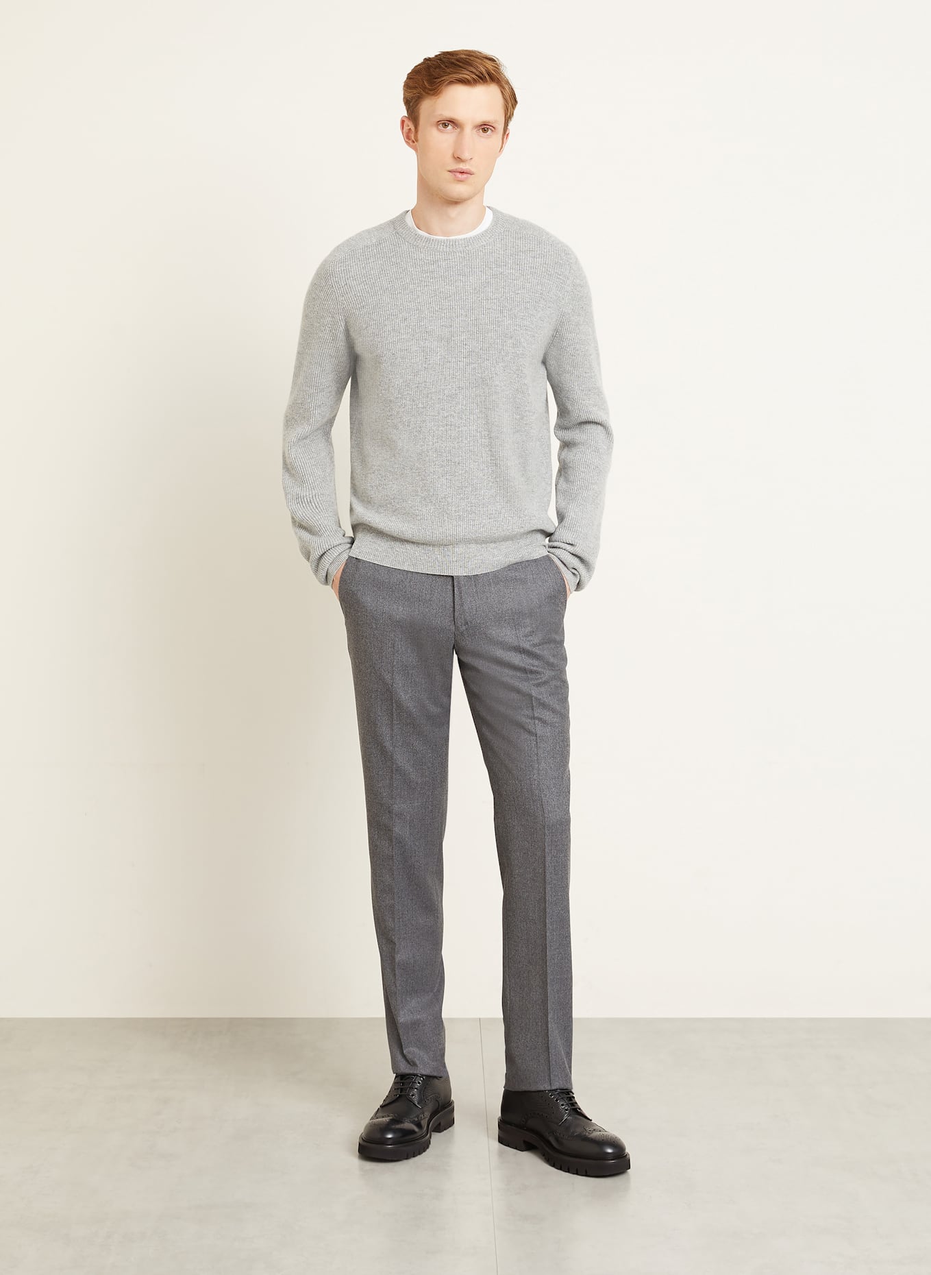 IRIS von ARNIM Cashmere-Pullover WILLY: GRAU