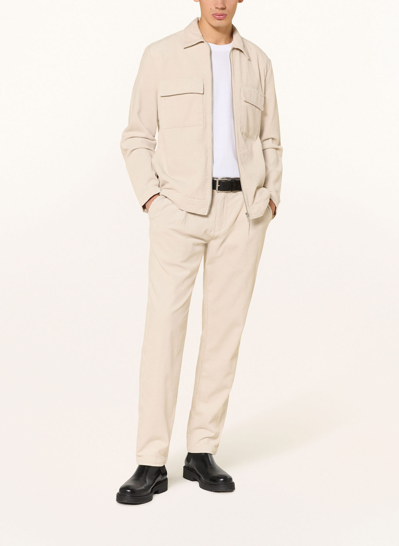 Marc O'Polo Cordchino OSBY Tapered Fit: CREME